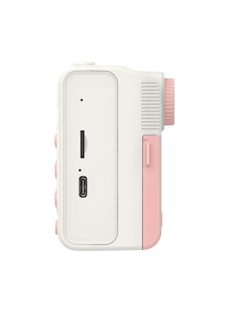 P4 2.8-Inch Kids Instant Print Camera Built-In Games HD Dual Lens Video Recorder,with 32G Memory Card+Card Reader - Pink - Image 4
