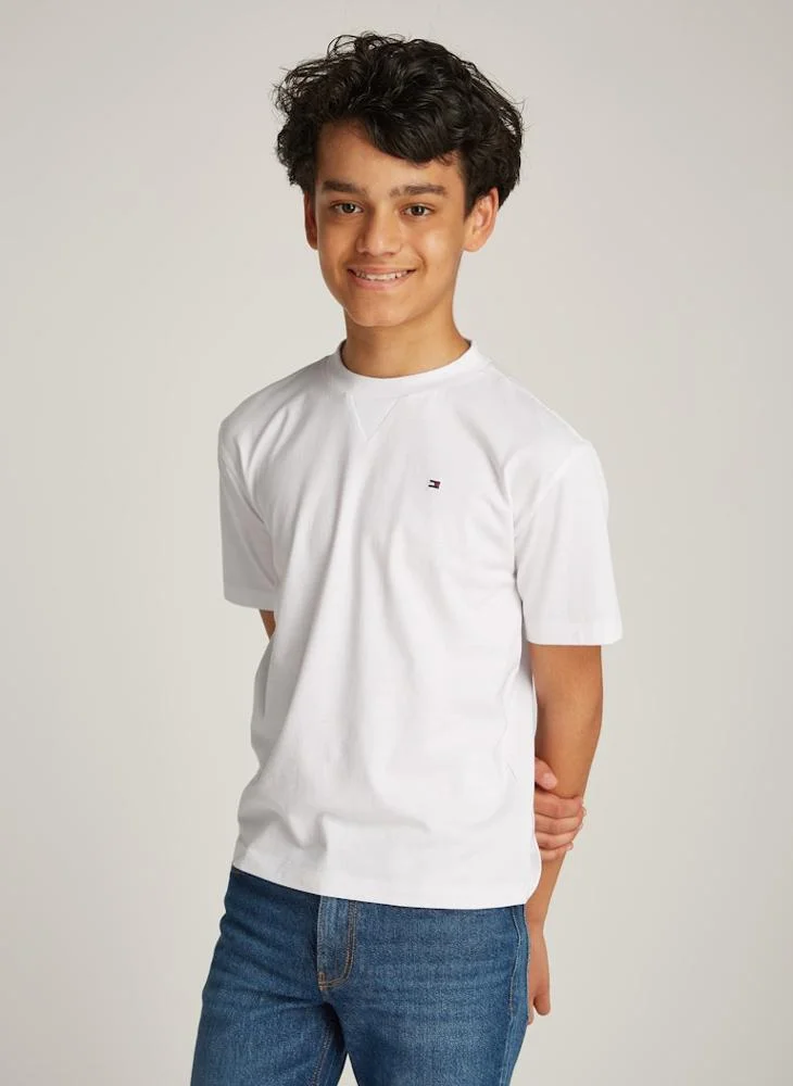 تومي هيلفيغر Kids Essential Slim Fit T-Shirt