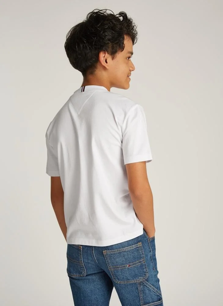 تومي هيلفيغر Kids Essential Slim Fit T-Shirt