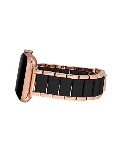 Anne Klein Rubberized Fashion Bracelet for Apple Watch Secure Adjustable Apple Watch Replacement Band Fits Most Wrists - Image 3