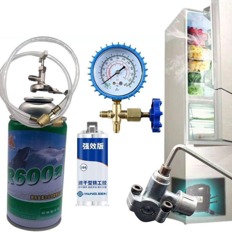 Flame-Free Welding Zinc Alloy Needle Valve For Refrigeration Refrigerant Charging Bvp-31 Suitable For 6 To 9.52Mm Copper Pipe Valves - Image 4