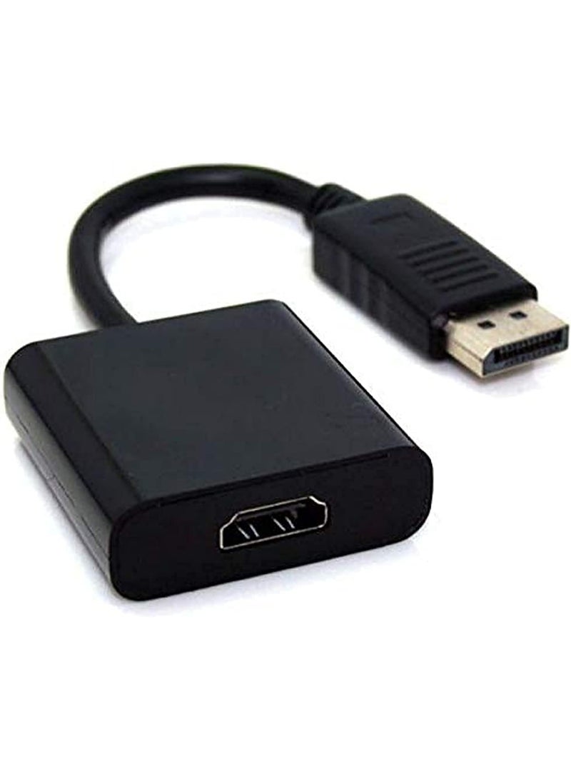كابل محول DisplayPort إلى HDMI | محول من ذكر DP إلى أنثى HDMI | 20 سم | متوافق مع أجهزة الكمبيوتر الشخصية، واللاب توب، وأجهزة التلفزيون عالي الدقة، والشاشات، وأجهزة العرض - Image 4