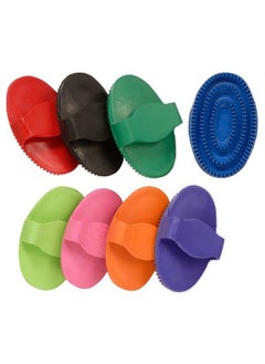 Tough 1 Tough-1 Curry Comb Jr. Rubber Protection Neon Green 68-24417 