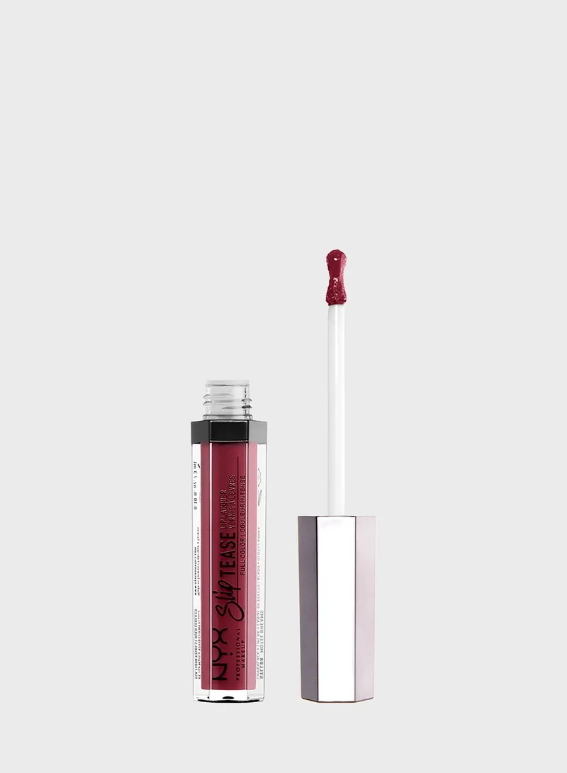 NYX PROFESSIONAL MAKEUP Slip Tease Full Color Lip Lacquer-Rosy Outlook