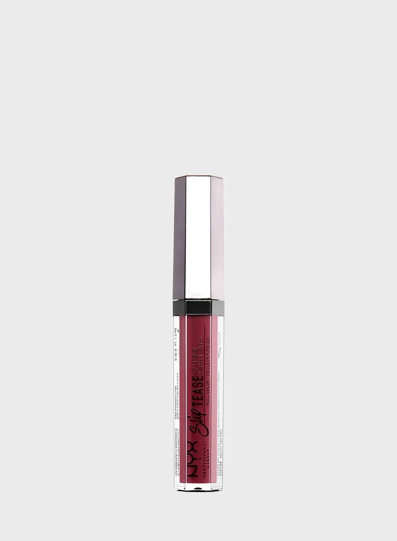 NYX PROFESSIONAL MAKEUP Slip Tease Full Color Lip Lacquer-Rosy Outlook