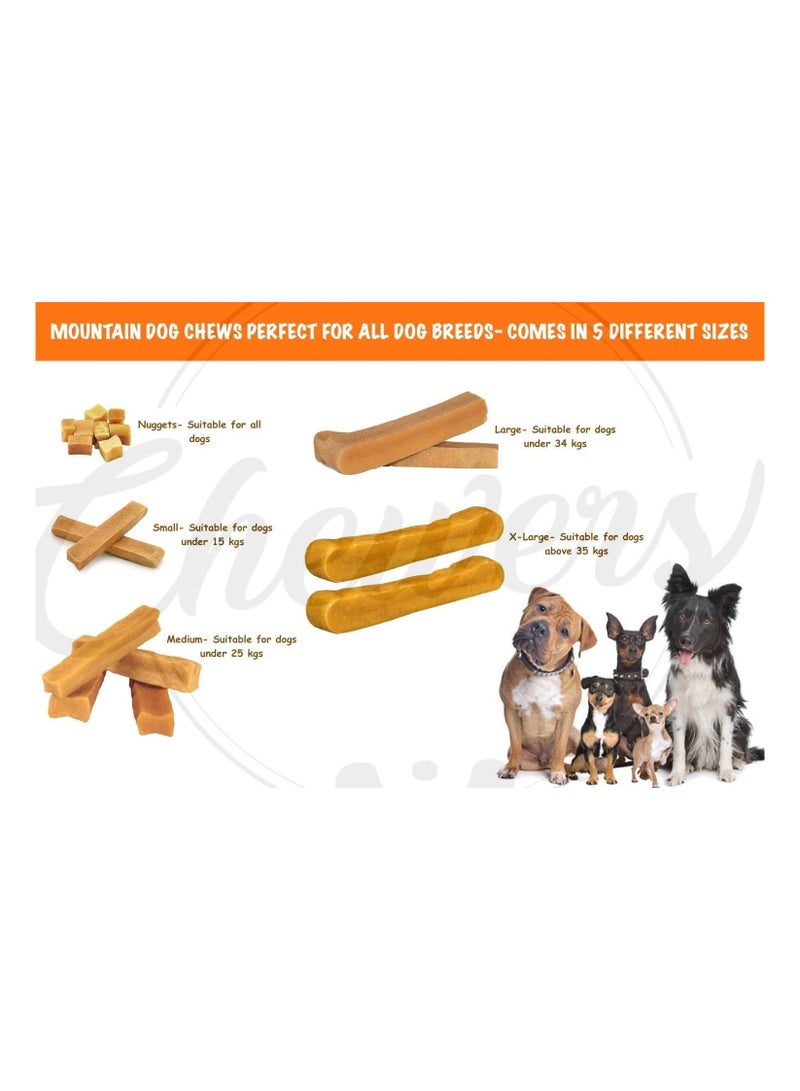 chewers Mountain Dog Chew, Natural Himalayan Yak Milk Long Lasting Protein Rich Dog Treat, 150g - Image 4