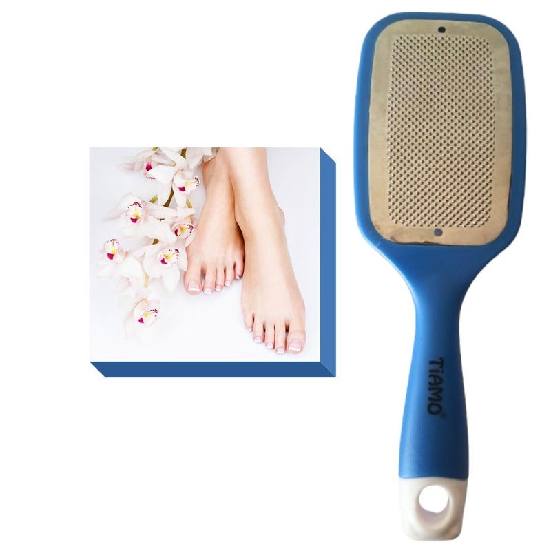 Generic Plastic Leg heel and Foot Scrubber for Dead Skin Callus Remover Pedicure special Toolspecially for cracked feet blue - Image 2