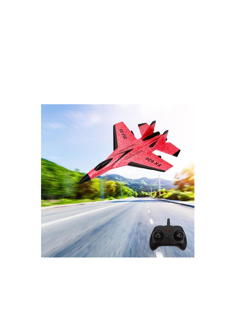 RTF F-22 Raptor Remote Control Airplane, 6-Axis Gyro 2.4GHz with Light Bar Jet Fighter Toy for Kids and Beginners (Red)  - Image 2