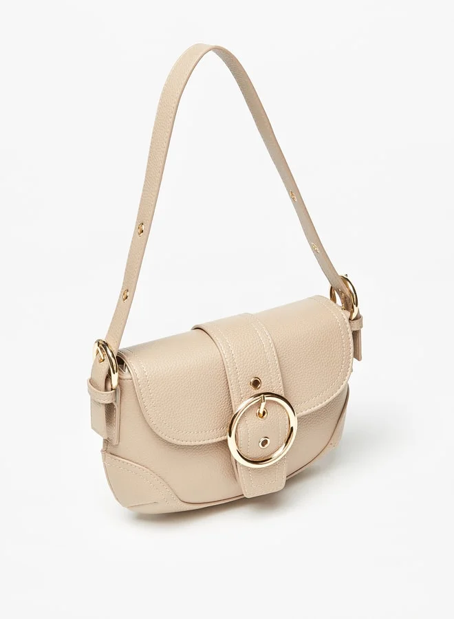 Flora Bella By Shoexpress Buckle Detail Shoulder Bag