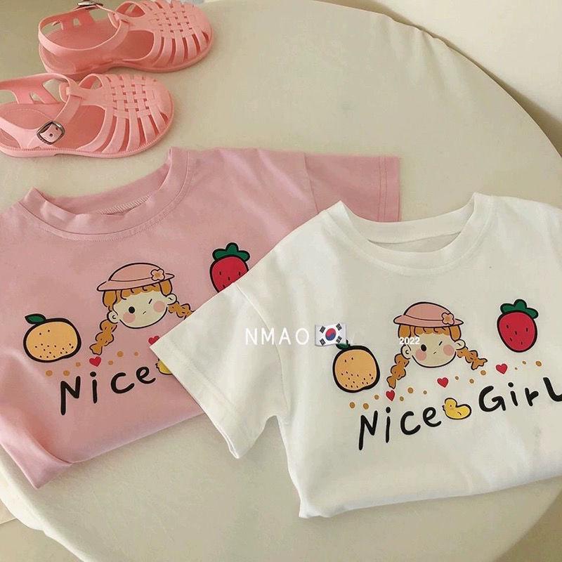 Girls' Cotton Summer Top Small And Medium-Sized Children'S Baby'S All-Match Children'S T-Shirt Round Neck Western-Style Girl'S Cute Base Shirt T - Image 3