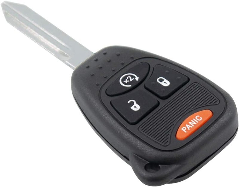Keyless2Go Keyless Entry Remote Car Key Replacement for Vehicles That Use 4 Button OHT692713AA - 2 Pack - Image 2