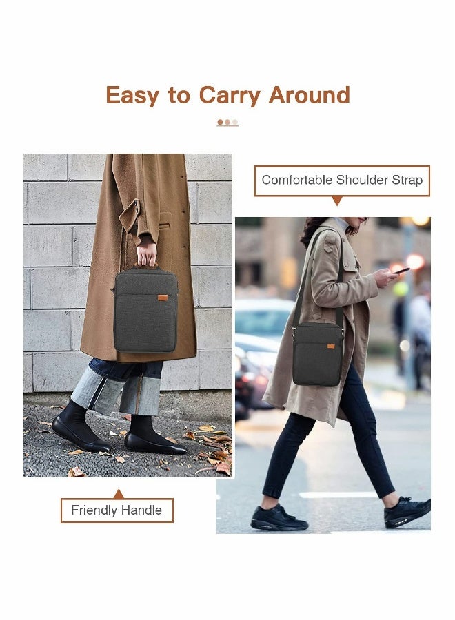 Versatile Tablet Sleeve Bag for 9-11 Inch Devices Compatible with iPad Pro 11 and Galaxy Tab S8 Comfortable Carrying Case with Shoulder Strap in Stylish Black  - Image 4