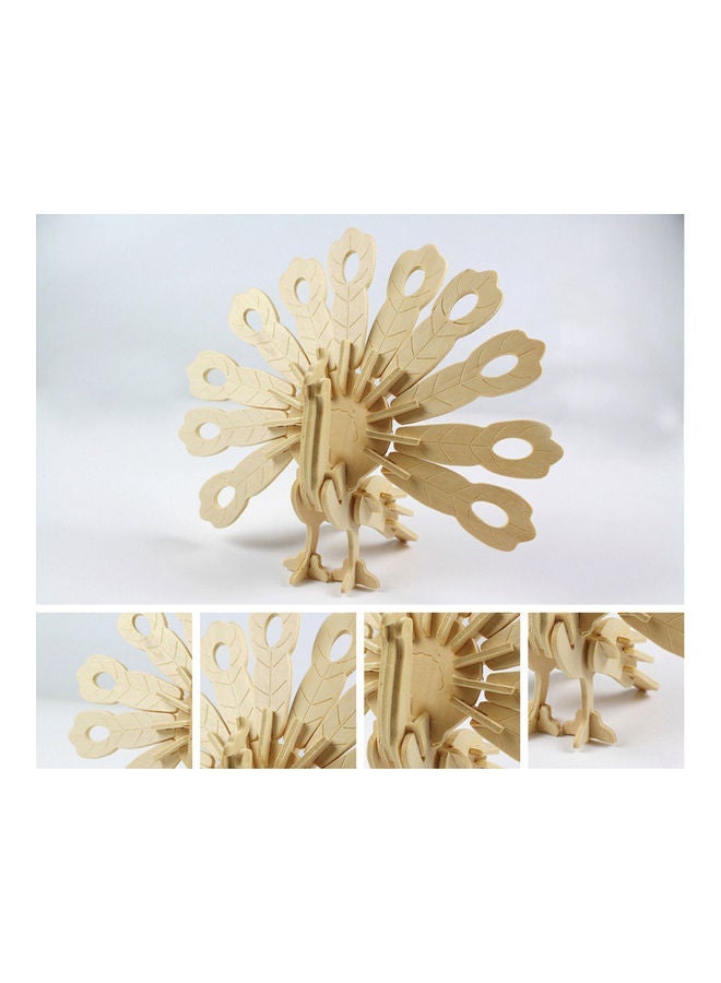 NIBEMINENT 3D Wooden Puzzle Of Animal Model 16x18.5x7cm - Image 5