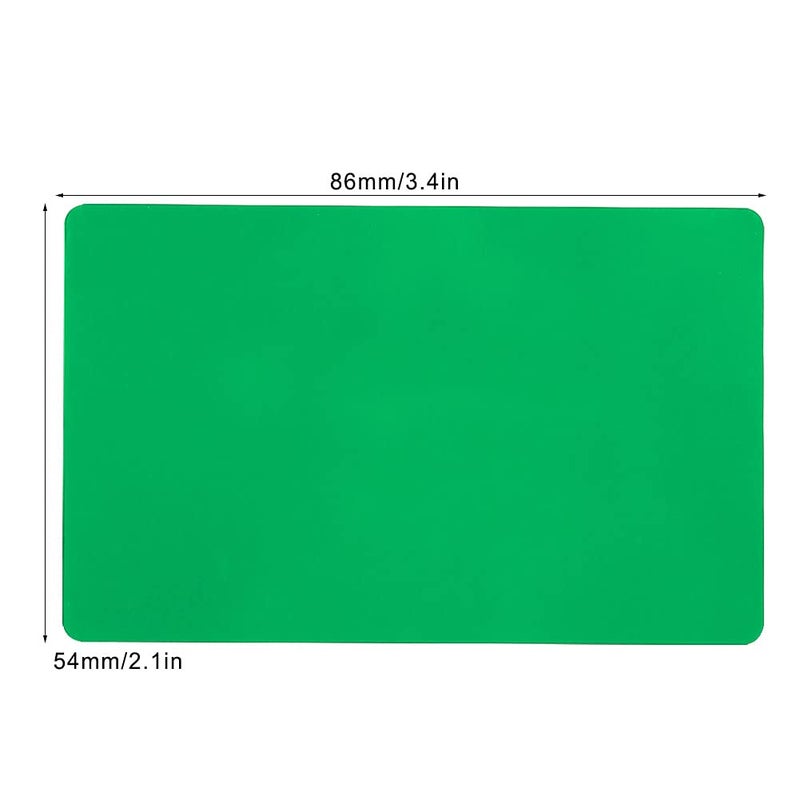 Green Premium Metal Business Cards Blank Aluminum Alloy Engraved 50 Pcs Rust Proof - Image 4