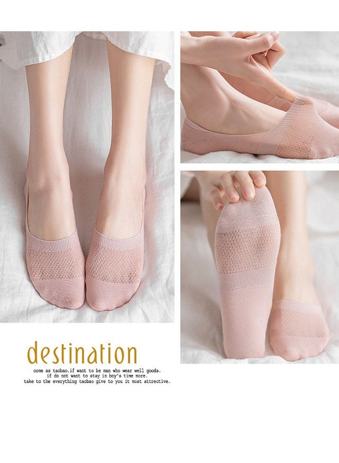 Muyixin 7-Pair Womes Low Cut Cotton Socks Anti Slip Breathable - Image 4