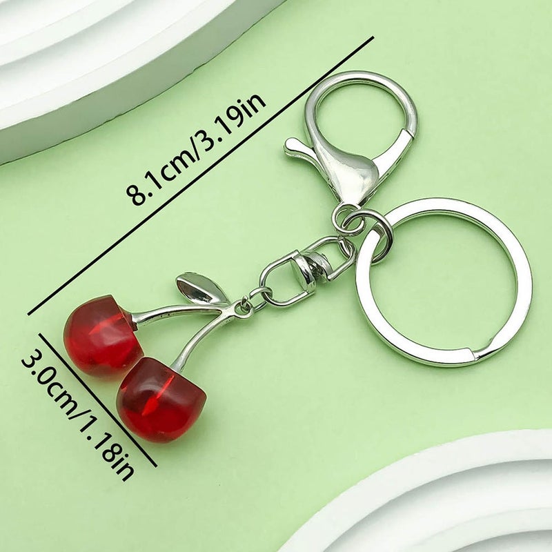 Japanese And Korean Anti-Fruits Strawberry Cherry Keychain Accessories Cute Style Popular Gifts - Image 1