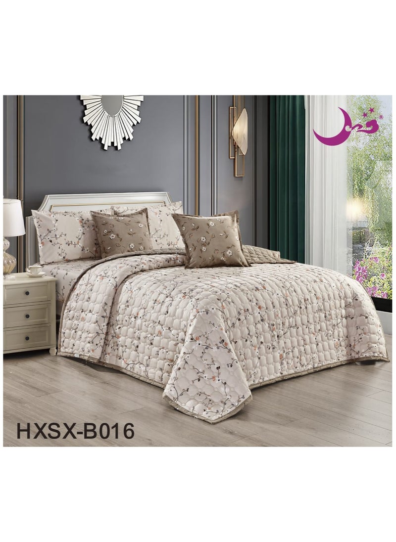 Moon 6-piece compressed two-piece comforter set 