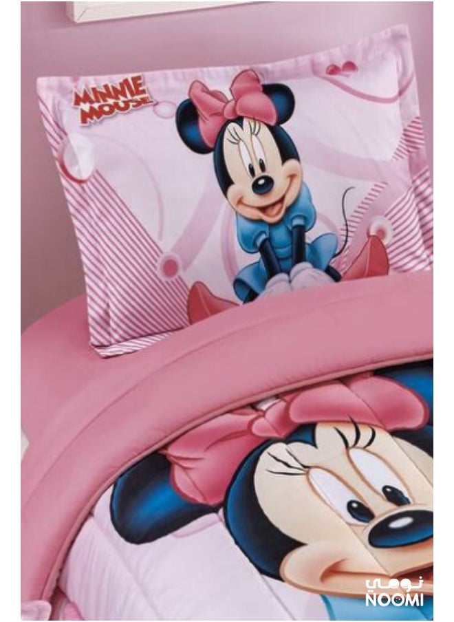 Noomi - 4 Piece Microfiber Comforter Set Minnie Mouse 170X230cm - Image 1