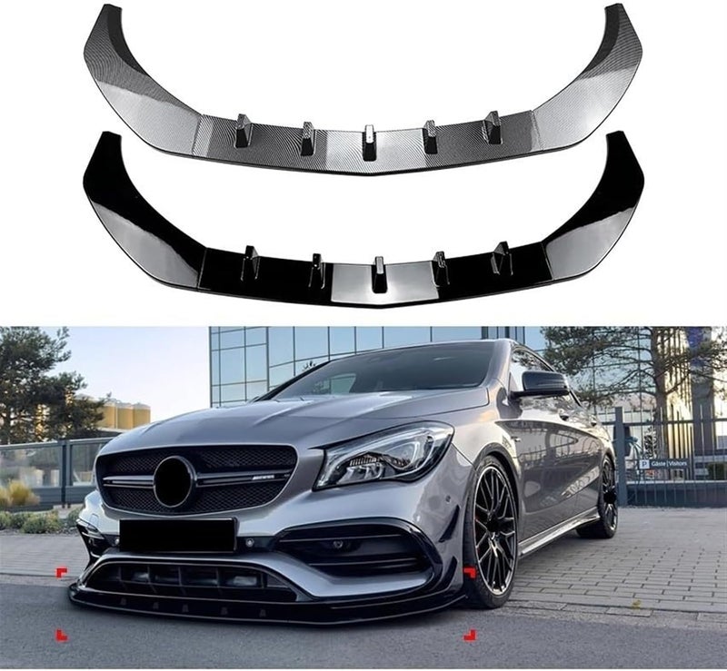 QASULER Front Bumper Lip Splitter for CLA Class - Image 4