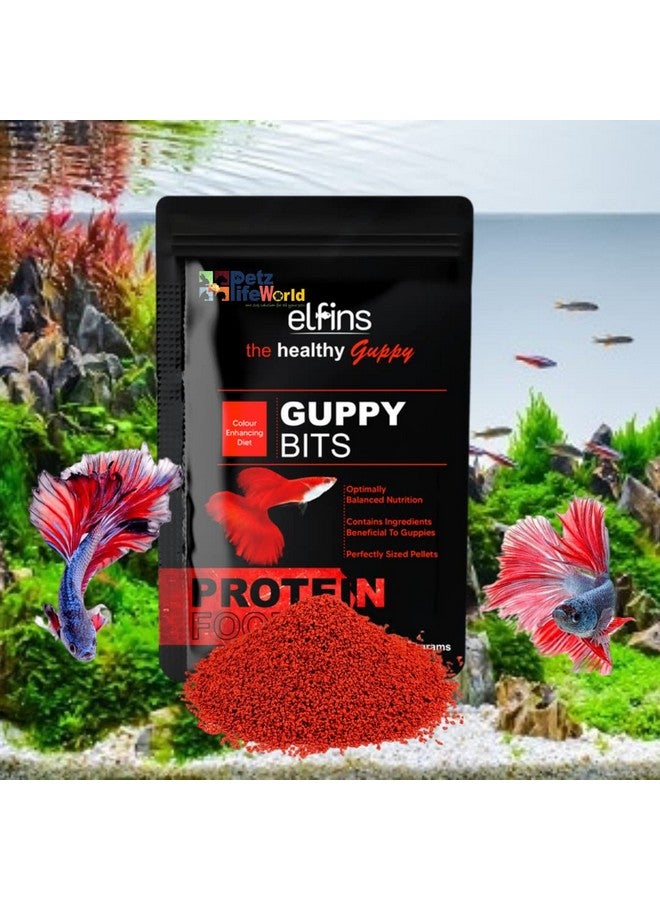 VAYINATO Horizone Elfins Colour Enhancing Special Guppy Bits Fish Food, 20G (Pack of 3) - (60g) - Image 2