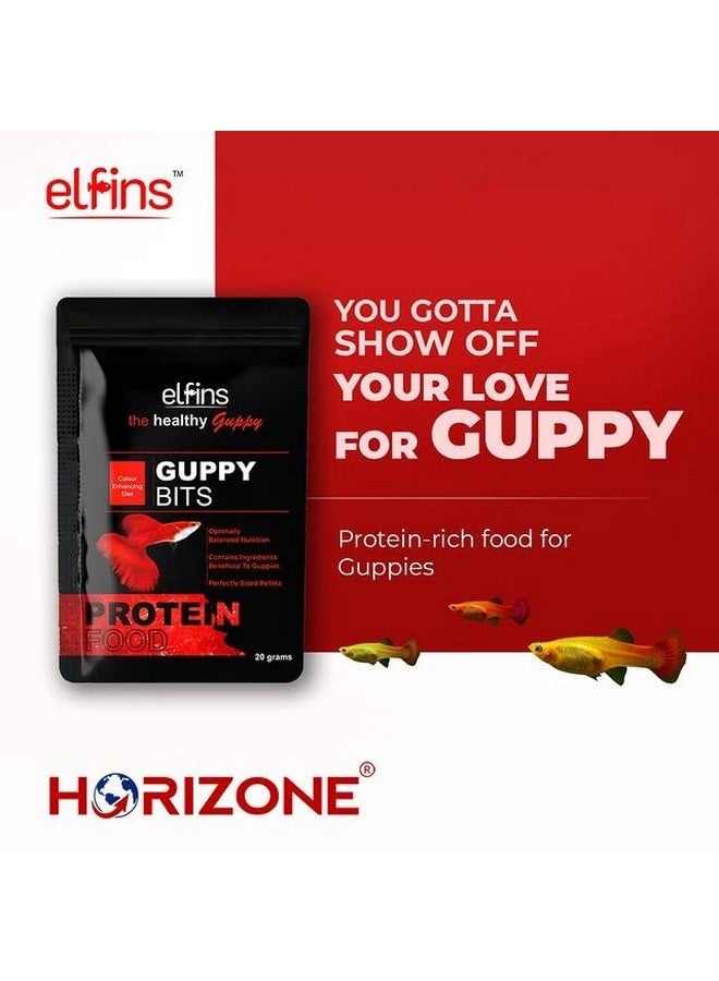 VAYINATO Horizone Elfins Colour Enhancing Special Guppy Bits Fish Food, 20G (Pack of 3) - (60g) - Image 3