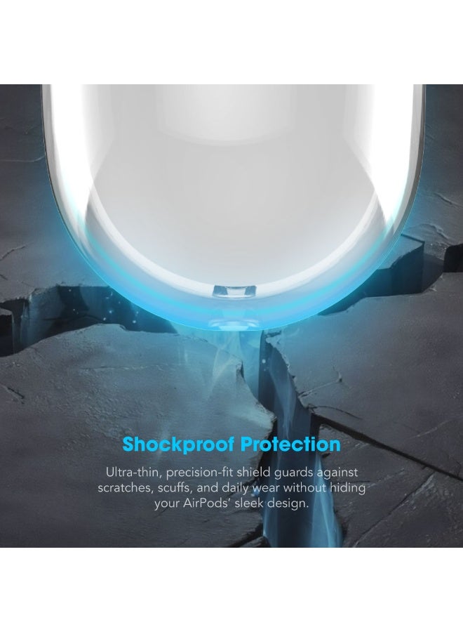 Blupebble Clear Guard Kit for AirPods Pro 2 - Clear BP-CLGRDAPP2-CL - Image 3