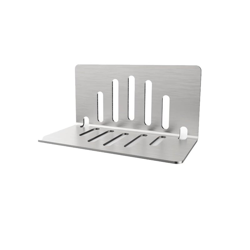 Viking مصرف سقف شرفة على شكل L من SS201 مع فولاذ مقاوم للصدأ 201 - الطول 75 مم (3 بوصة)، العرض 40 مم (1-1/2 بوصة)، الارتفاع 40 مم (1-1/2 بوصة) - مصقول، مثالي لحدائق الأسطح والمناطق الخارجية (عبوة من 3 قطع) - Image 1