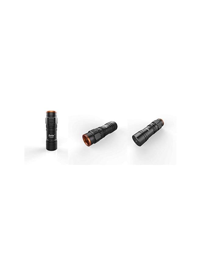 VORTEX Vortex TX100 Emergency Rechargeable Mini-usb Charging dock 7/24 Dual Switch Magnetic Base 520 Lumen Dimming Tactical Function Handhold Traffic Wand Tripod Compatible Black Home Safety Flashlight  - Image 2