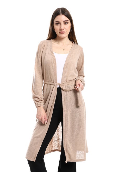Open Neckline Cardigan