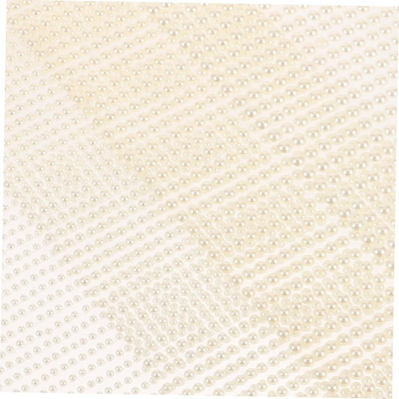 4sheets Self-Adhesive Pearl Stickers for DIY Face and Nail Art Flat Back Pearls for Crafting and Embellishments Easy to Use No Residue - Image 2