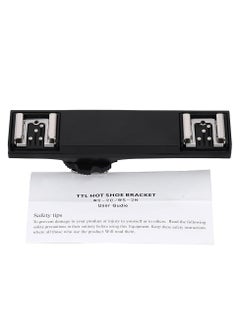 KASTWAVE Camera Hot Shoe Splitter, Loadable Up to 3 Kg SLR Dual Hot Shoe Splitter, Convenient Ultralight for Canon'S I-TTL(for Canon)  - Image 4