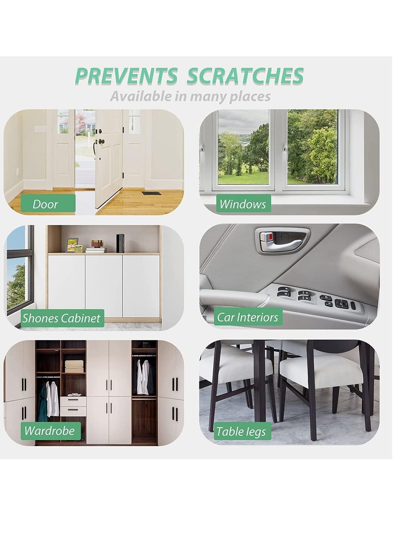 Door Protector from Pet Scratching, Cat Anti Scratch Tape, Clear Door Scratch Protector, Anti Scratch Tape Heavy Duty Door Guard Cover for Dog and Cat Clawing, 20cm x 3m(7.8"x118") - Image 4
