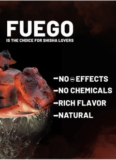 Fuego Fuego 1KG Shisha Natural Charcoal  - Image 4