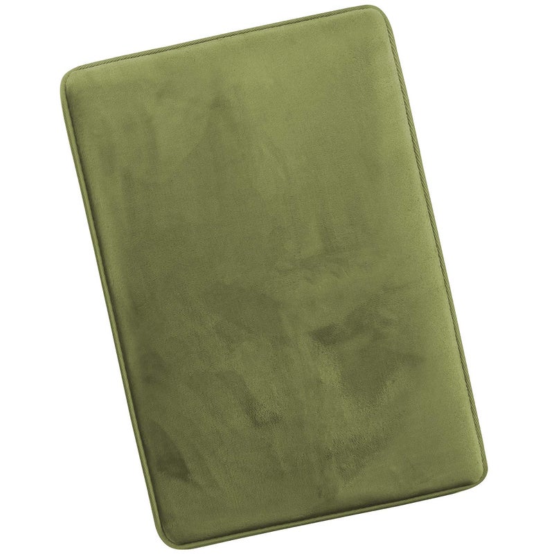 Clara Clark Bathroom Rugs Ultra Soft Plush Bath Mat for Bathroom NonSlip Velvet Memory Foam Bath Rugs 20 x 32 Solid Sage Green