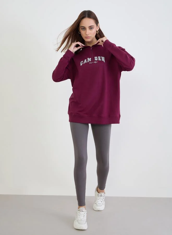 Oversized Longline Sweatshirt and Leggings Co-Ords