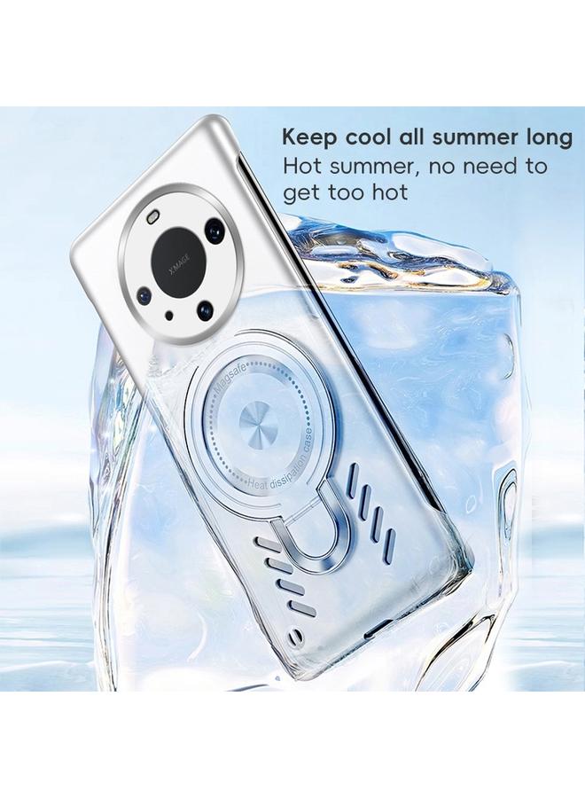 Case For Huawei Mate 60 Pro Ice Sense Series Graphene Cooling MagSafe Holder Phone Case