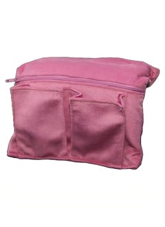 car fabric armrest with 2 pockets - Pink