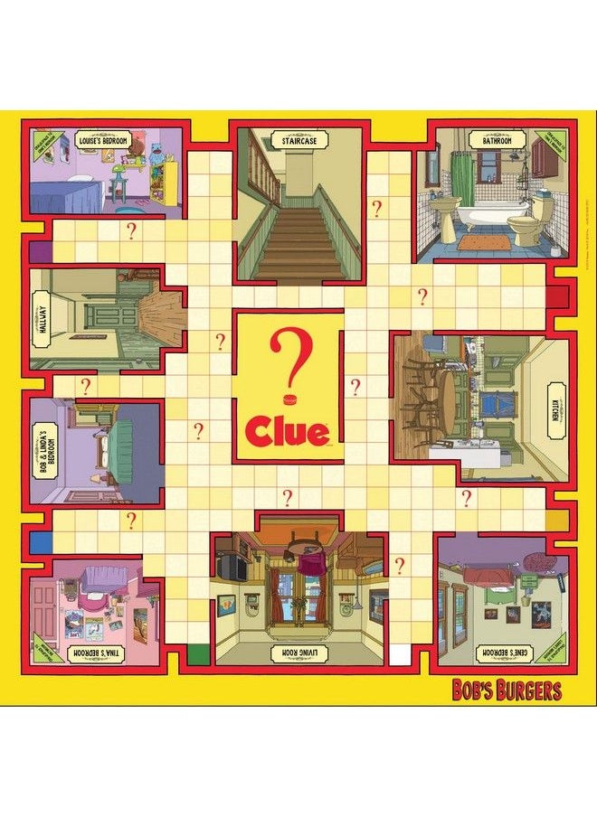 USAopoly Clue Bobs Burgers Board Game ; Themed Bob Burgers Tv Show Clue Game ; Officially Licensed Bob'S Burgers Game ; Solve The Mystery In This Unique Clue Take On The Classic Board Game  - Image 4