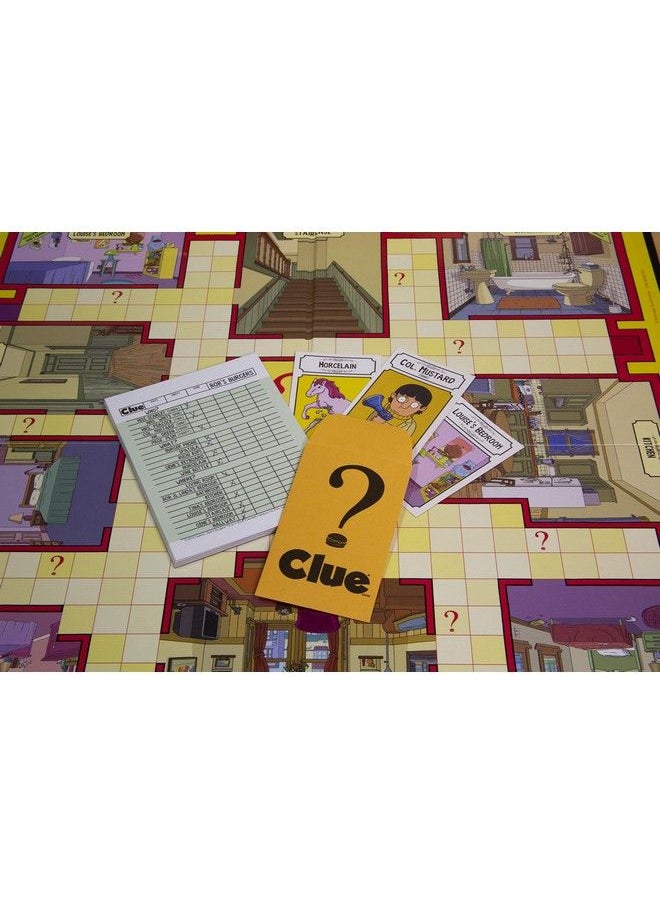 USAopoly Clue Bobs Burgers Board Game ; Themed Bob Burgers Tv Show Clue Game ; Officially Licensed Bob'S Burgers Game ; Solve The Mystery In This Unique Clue Take On The Classic Board Game  - Image 5