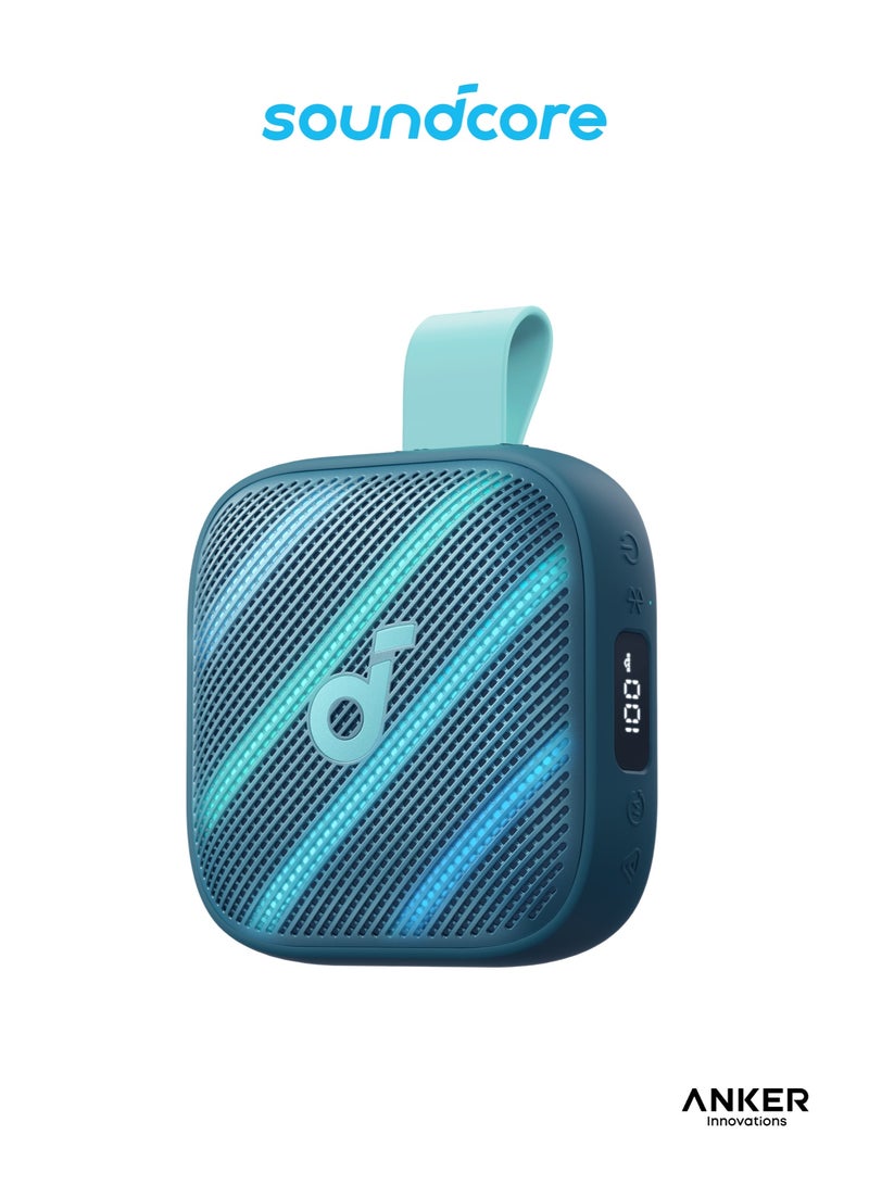 Soundcore Boom Go 3i Portable Bluetooth Speaker by Anker, 24H Playtime, 15W Punchy Sound, Emergency Power Bank, Powerful BassUp 2.0, Bluetooth 6.0, IP68 Waterproof for Hiking/Cycling/Camping Blue - Image 1