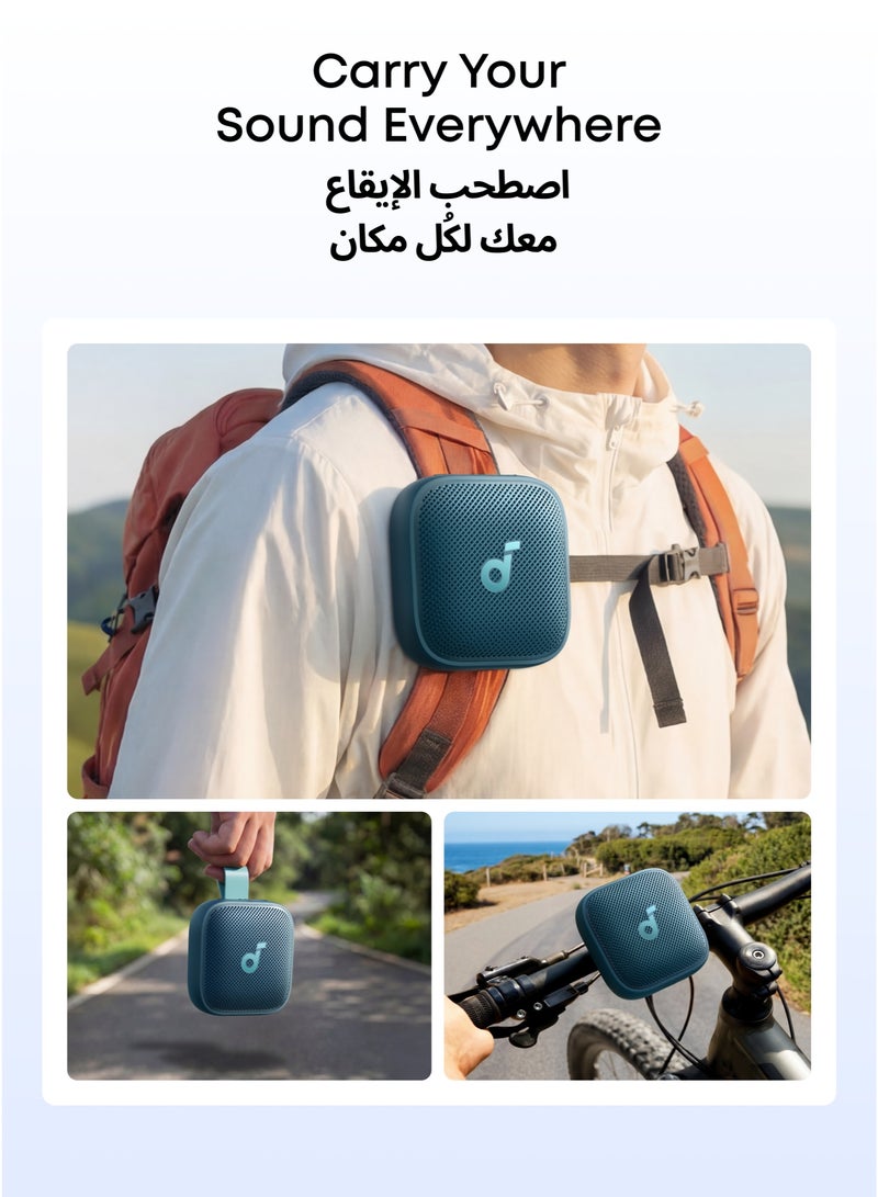 Soundcore Boom Go 3i Portable Bluetooth Speaker by Anker, 24H Playtime, 15W Punchy Sound, Emergency Power Bank, Powerful BassUp 2.0, Bluetooth 6.0, IP68 Waterproof for Hiking/Cycling/Camping Blue - Image 5