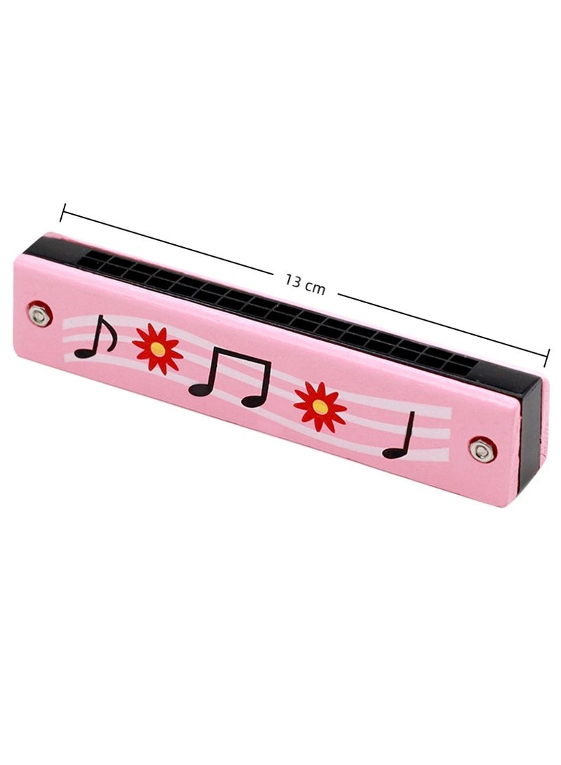 Children's harmonica, 16 hole double row lightweight cartoon harmonica, children's harmonica, adult beginner instrument toy - Image 2
