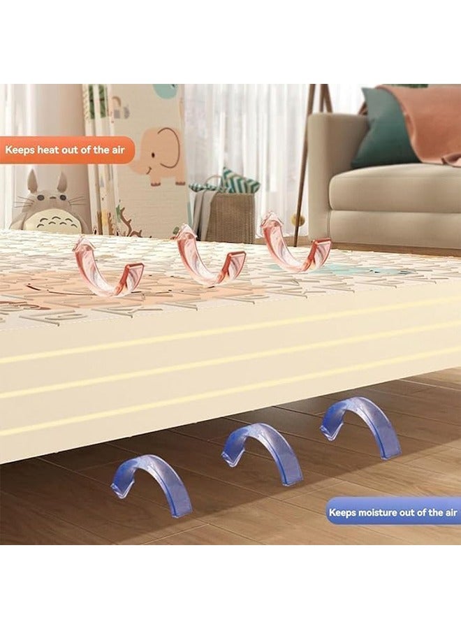 بيوينتي طفل لعب حصيرة 200 * 180 * 1CM مقاومة للماء غير الانزلاق كبيرة عكسية Playmat الزحف حصيرة إضافية سميكة ناعمة طفل Playmats للعب أو التخييم حصيرة غرفة النوم غرفة المعيشة منطقة السجاد (الحيوان) - Image 3