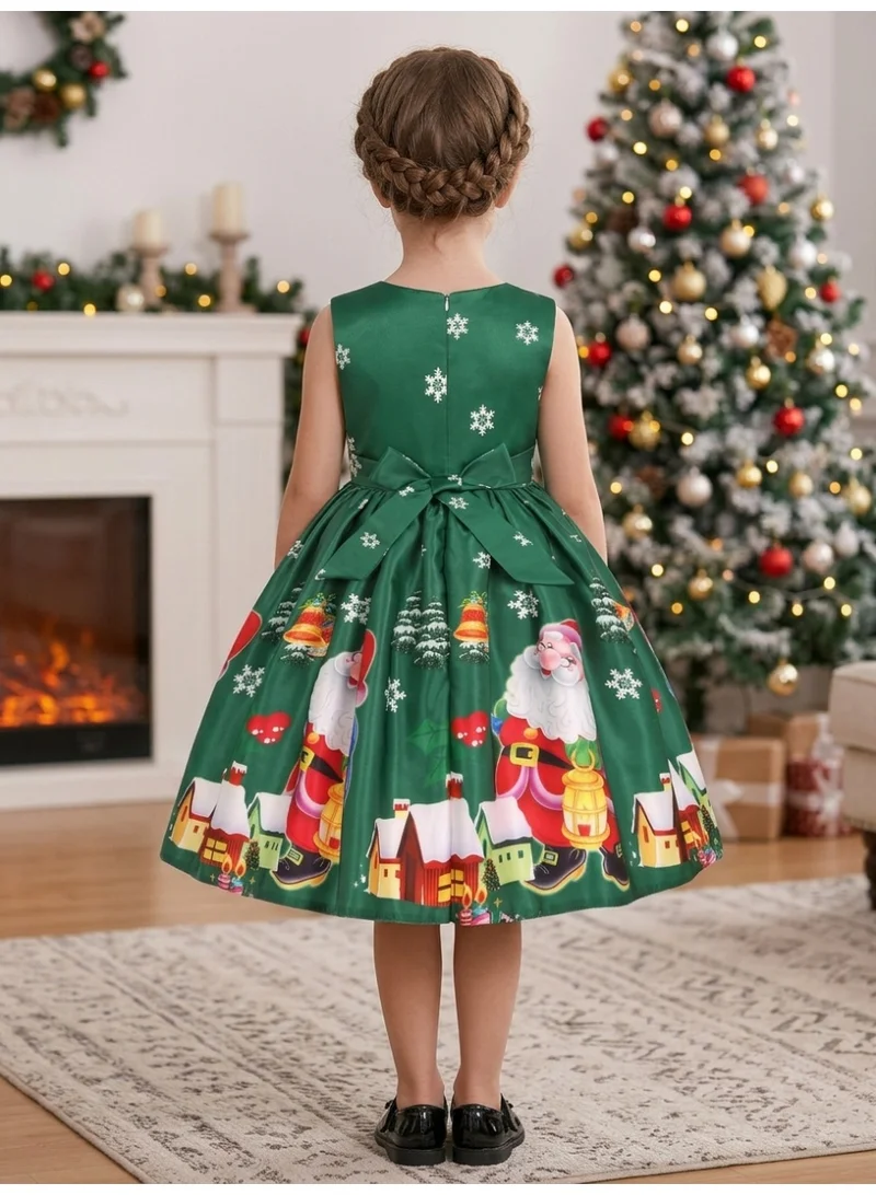 دىدانيالا Christmas Festive Dark Green Girls Pageant Gown