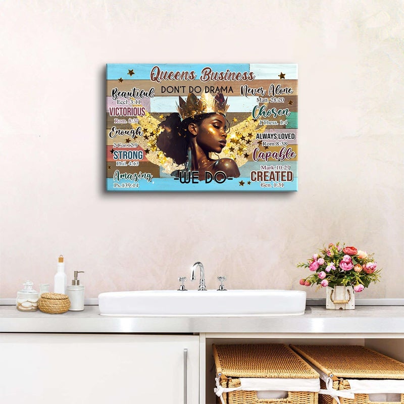 YOOOAHU Inspirational Canvas Wall Art for Girls - Image 4