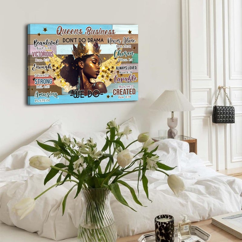 YOOOAHU Inspirational Canvas Wall Art for Girls - Image 3