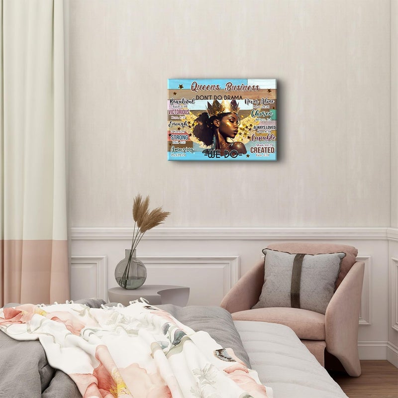 YOOOAHU Inspirational Canvas Wall Art for Girls - Image 2