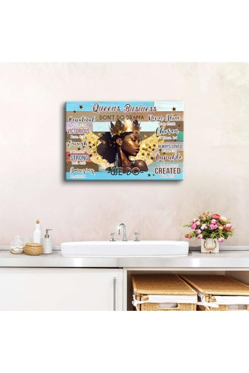 YOOOAHU Inspirational Canvas Wall Art for Girls - Image 4