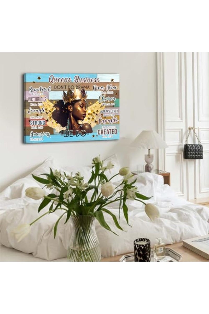 YOOOAHU Inspirational Canvas Wall Art for Girls - Image 3
