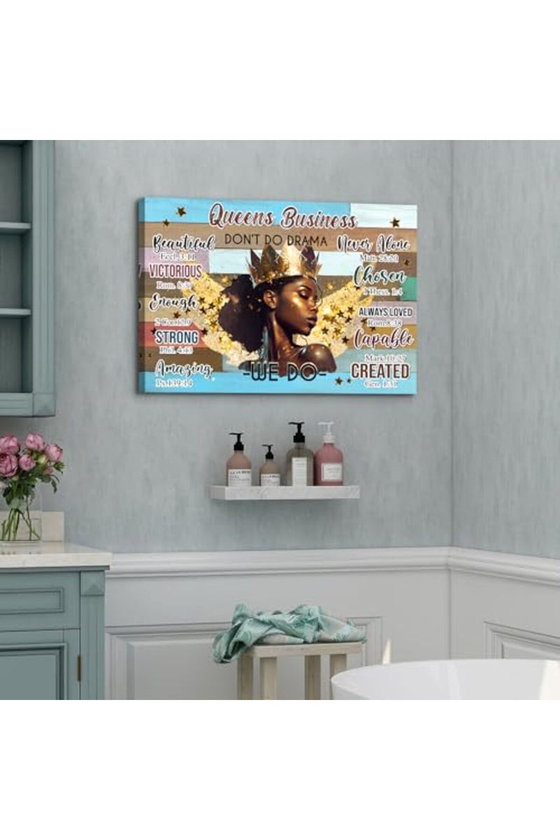 YOOOAHU Inspirational Canvas Wall Art for Girls - Image 5